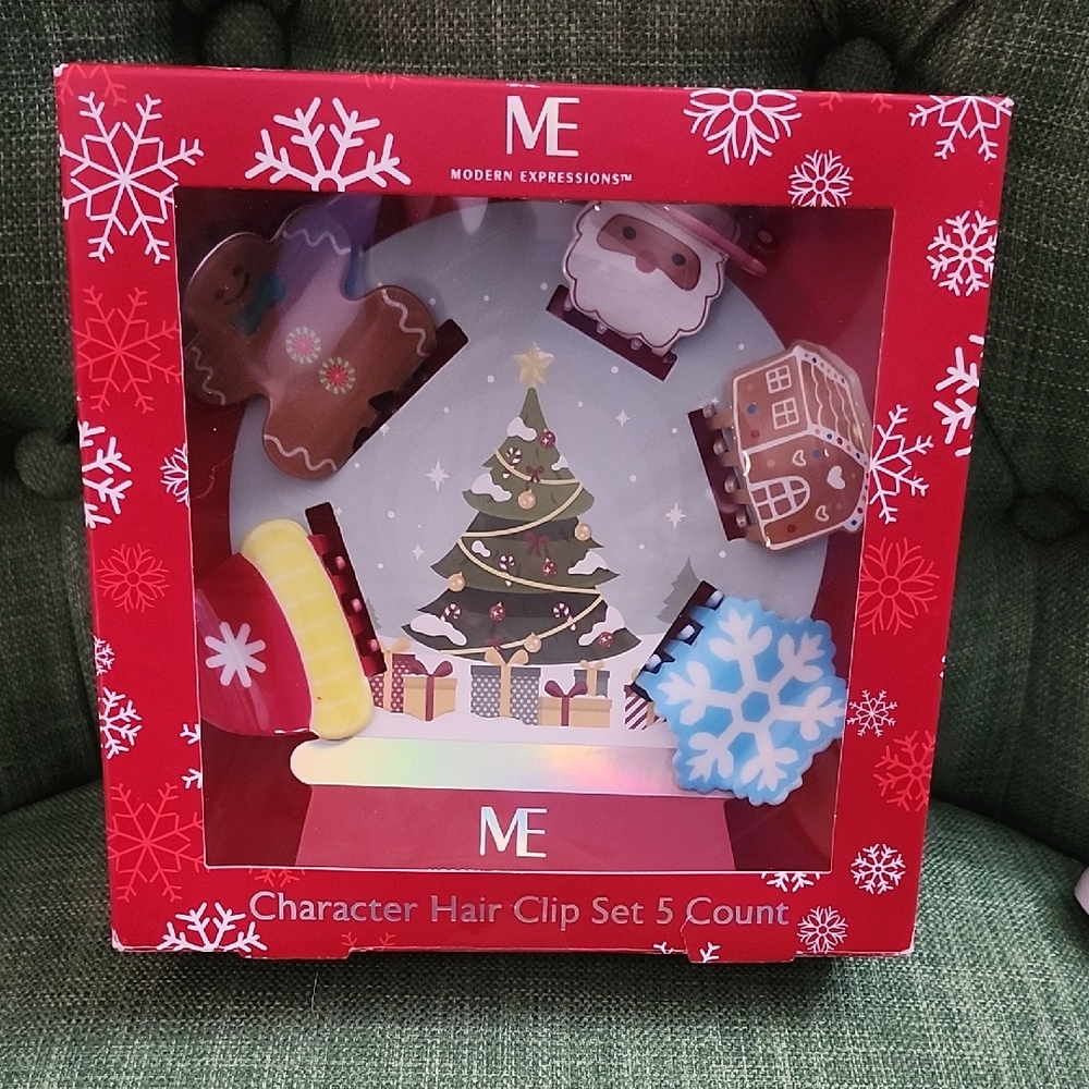 Modern Expressions Holiday Hair Clip Set